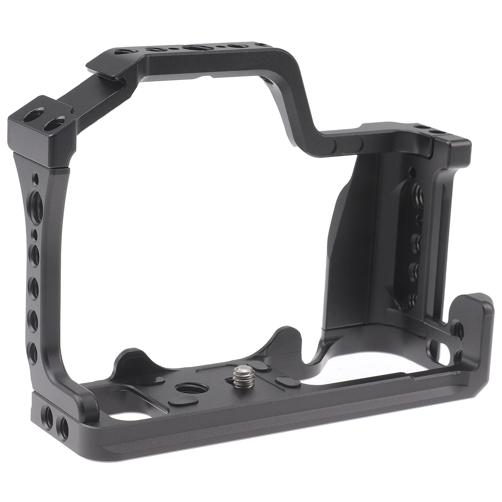 Camera Cage for Canon M5 M50 M50II Mirrorless Camera with Cold Shoe Mount 1/4in & 3/8in Screw Holes