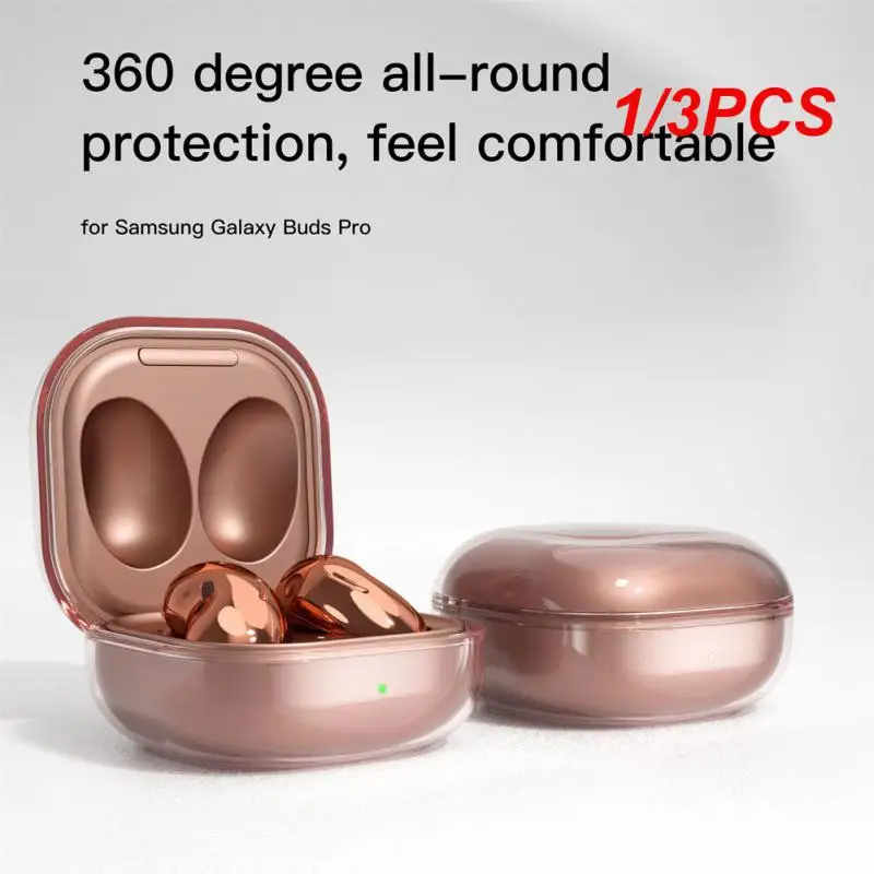 Custodia Trasparente Da 1/3 Pezzi Per Galaxy Buds2 2022 Custodia Tpu Soft Shell Carina Con Portachiavi Per Buds / Buds 2/Buds Live