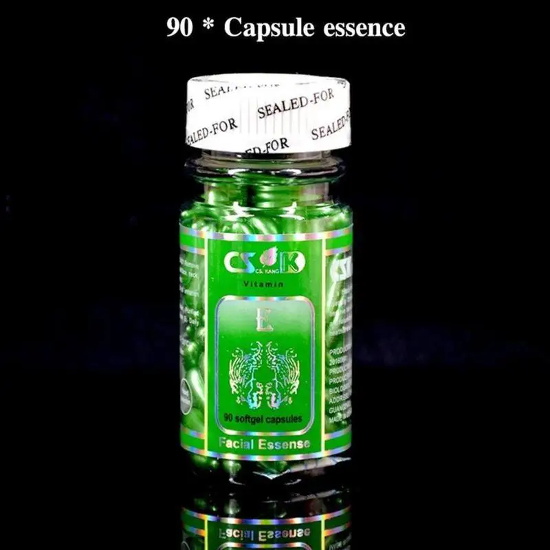 90 pz Capsule di Vitamina E Sbiancamento Della Pelle Viso Siero Anti-Rughe Siero Anti-Invecchiamento per Viso Trattamento Degli Occhi Idratante pelle_voghion.com