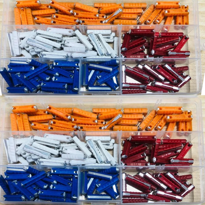 Carro Fusíveis de Cerâmica para Carro Continental Auto Torpedo Bala Fusível Europeu 5a 8a 16a 25a 200 Pcs por Kit