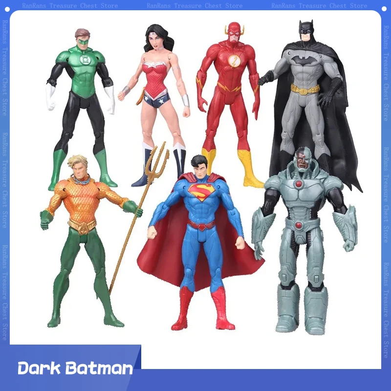 Justice League Action Figure Batman Superman Wonder Woman Pa Collezione Mobile Dc Model Toys Justice League Movie 6 Suit