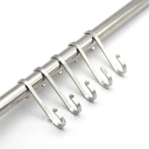 

304 Stainless Steel S-Hook Balcony Portable Multifunctional Kitchen Bedroom Multifunctional Railing S Hanger Hook WholesaleWhol
