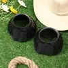 Rubber Bell Boots Rubber Overreach Horse Boots 2pcs Soft Equine Boots Protective Gear Accessories For Training Equipment 2