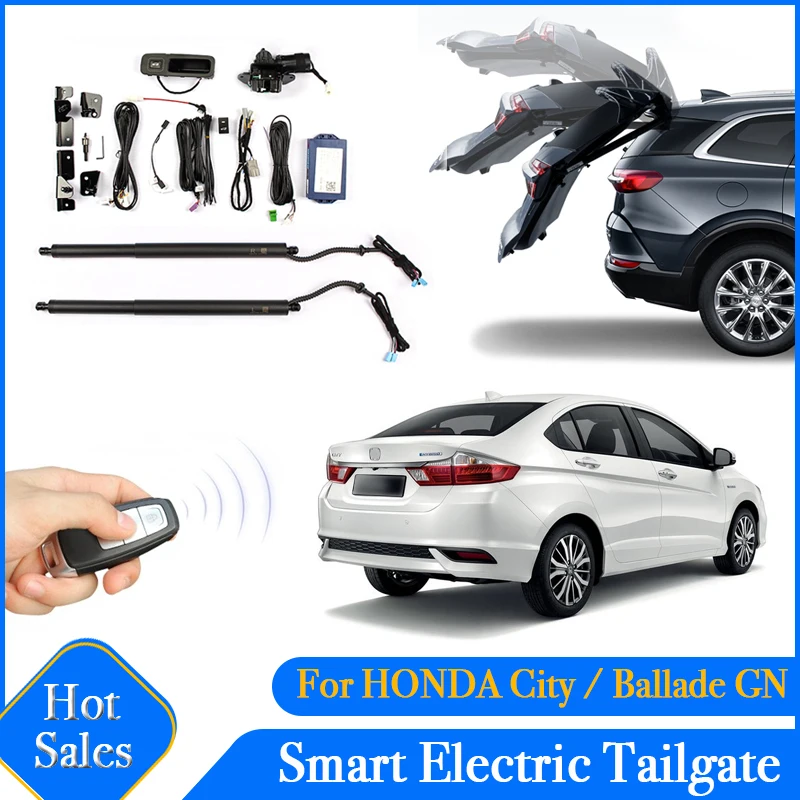 

Открытие мощности автомобиля, электрическая всасывающая задняя дверь, интеллектуальная подъемная стойка для задней двери для HONDA City Ballade GN 2019 ~ 2024