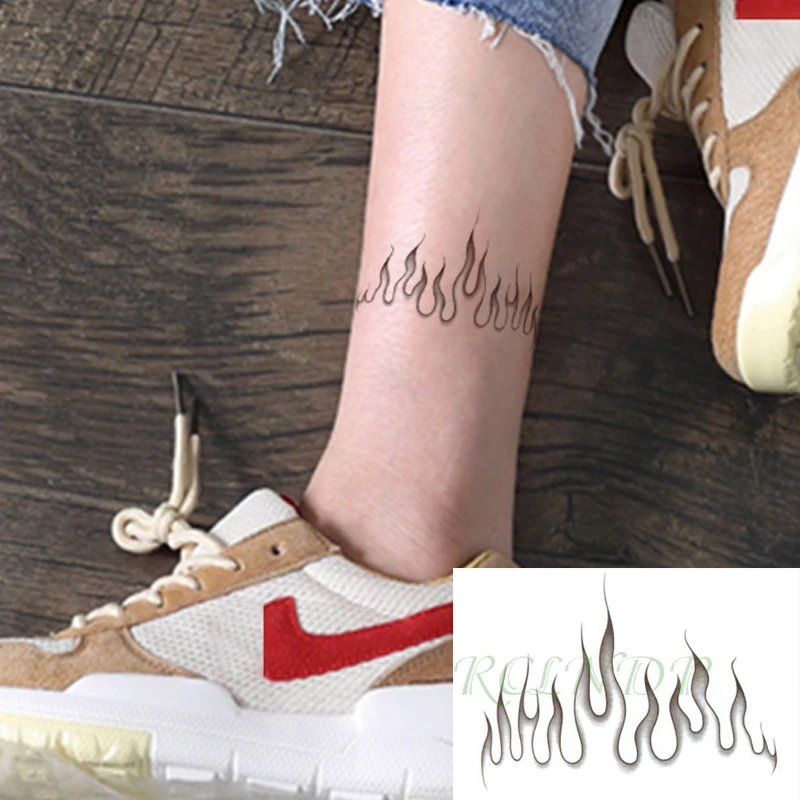 Waterproof Temporary Tattoo Sticker Feather Arrow Compass Element Fake Tatto Flash Tatoo Small Body Art for Kids Men Women