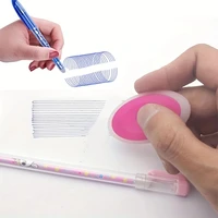103pcs/set Black Blue Ink Erasable Pen Refills Rods Set 0.5mm Magic Erasable Gel Pen Washable Handle Office Writing Stationery 2