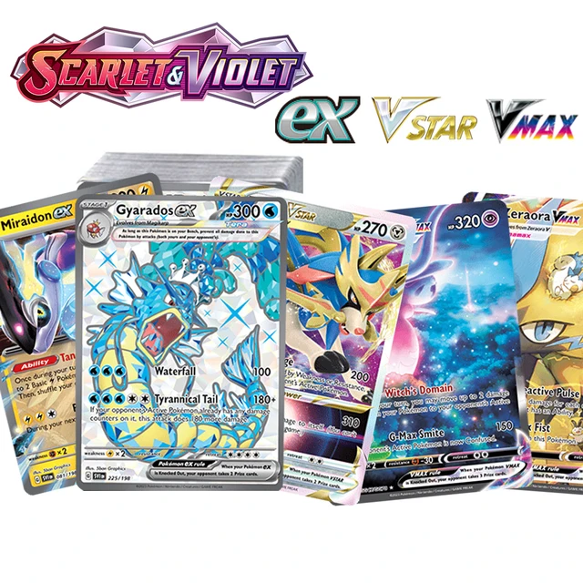 Compra online de Cartas pokémon brilhantes vstar gx ex vmax v mega