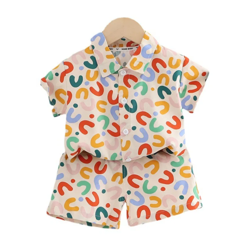 

New Summer Children Outfits Baby Clothes Suit Boys Fashion Letter Shirt Shorts 2Pcs/Sets Toddler Casual Costume Kids Sportswear