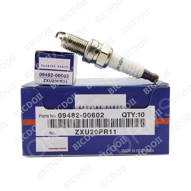 

4/6PCS 09482-00602 ZXU20PR11 Iridium Spark Plug For Suzuki Alto Splash Swift IV Celerio Opel Vauxhall Agila MK 1.0L 1.2L K10B