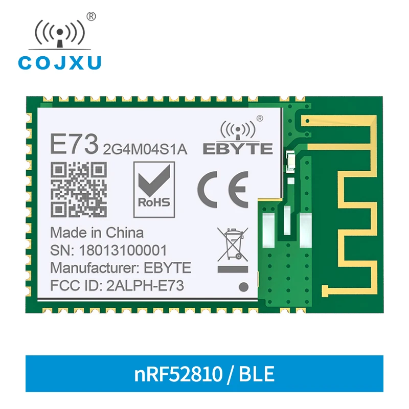 E73-2G4M04S1A Bluetooth nRF52810 ebyte 2.4Ghz 2.5mW IPEX PCB Antenna IoT uhf Wireless Transceiver SMD Transmitter c28 bluetooth transmitter