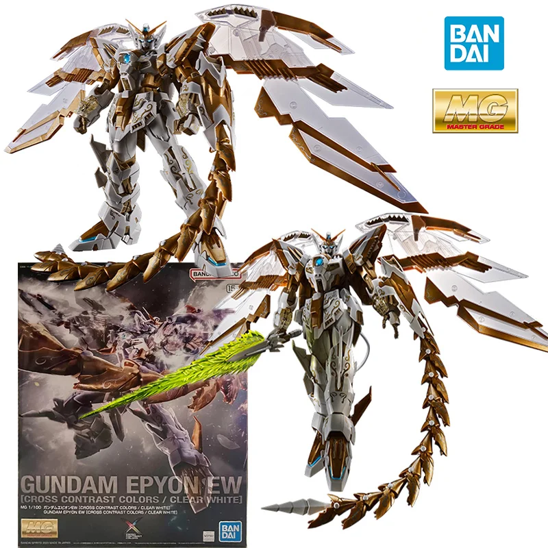 バンダイ-本物のアクションフィギュアキット,pb mg/undamon,赤と白の 