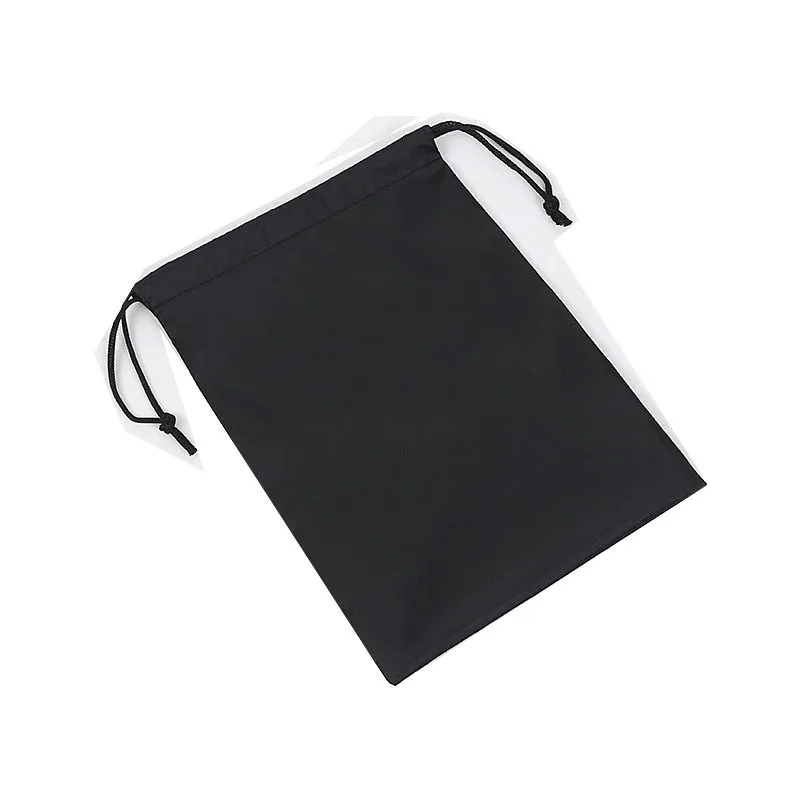 Drawstring 가방 신발 속옷 여행 스포츠 가방 나일론 블랙 가방 주최자 의류 야외 여행 사용을위한 포장