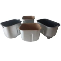 Household bread machine accessories bread barrel and food grade non-stick coating bread machine liner barrel + mixing knife 1
