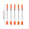 5Pcs 0.3/0.5/1ML Disposable Plastic Veterinary Syringe Orange Cap Sterile Insulin Syringe With Needles For Pet Farm Animal 6