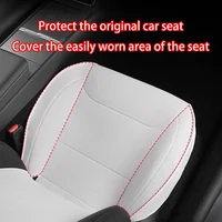 Car Seat Cover Suitable for Tesla Model 3 Highland 2025 2026 Nappa Leather Seat Cover Ventilated Seat Cover Interior Accessories 4