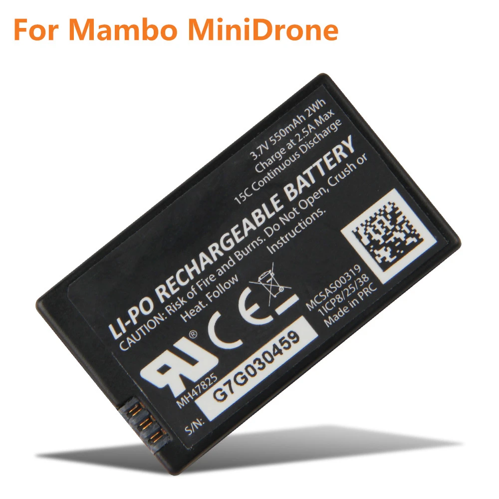 Batería de repuesto para MiniDrone Parrot Mambo Jumping Sumo Rolling Spider,  batería recargable de 550mAh|Baterías para teléfonos móviles| - AliExpress