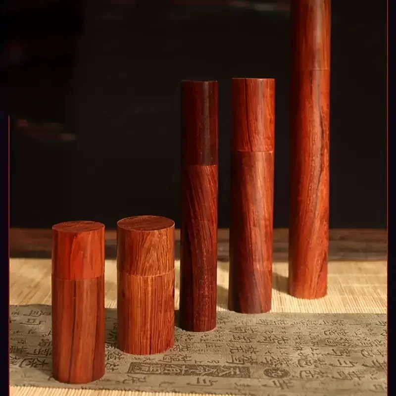 Fragrance storage tube Pear wood Incense tube Solid wood Fragrance Incense stick 1pc
