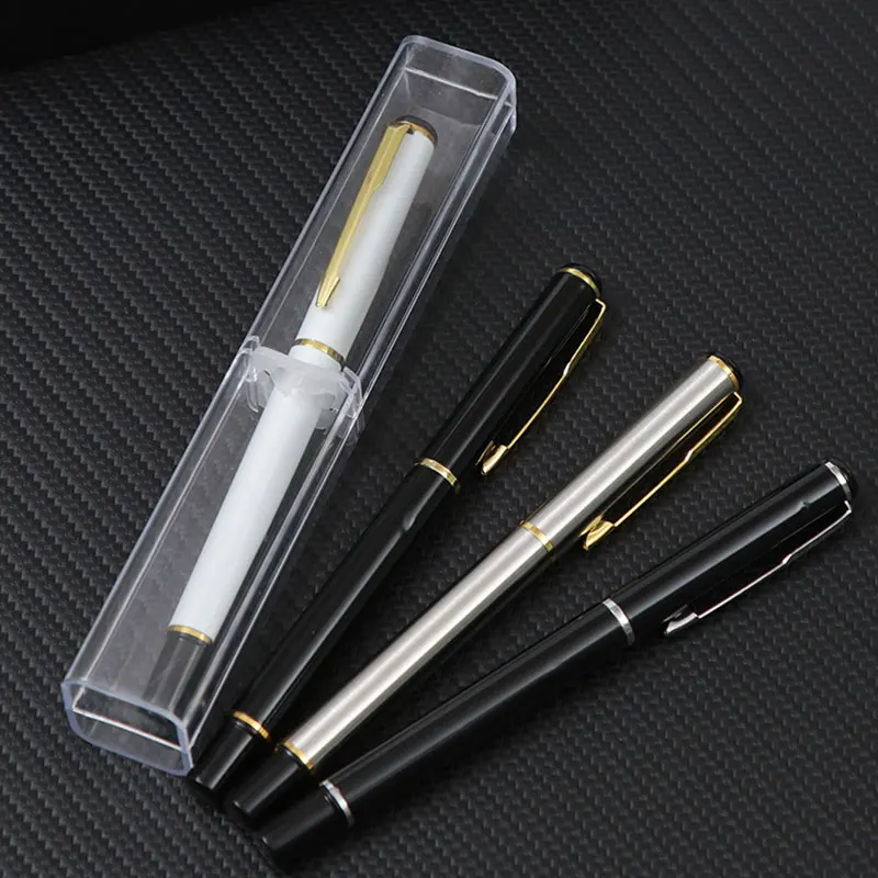 

30Pcs Fashion Upscale Business Office Gift Pencil Cases Beautiful Transparent Plastic Pen Box Simple School Stationery (No Pen)