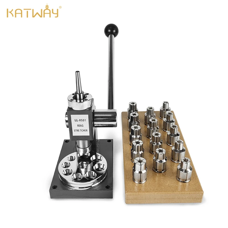 KATWAY Oval Bangle Expander Ring Size Adjuster Stretcher Machine Jewelry Tools Enlarger Reducing Mandrel LL-RS01