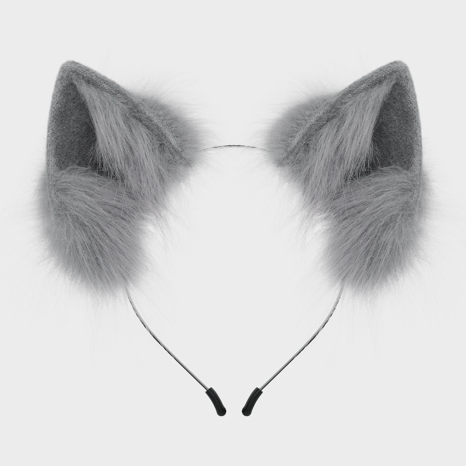 Luxurious Faux Fur Animal Ears Headband - Furry Cat & Fox Ear Costume Accessory