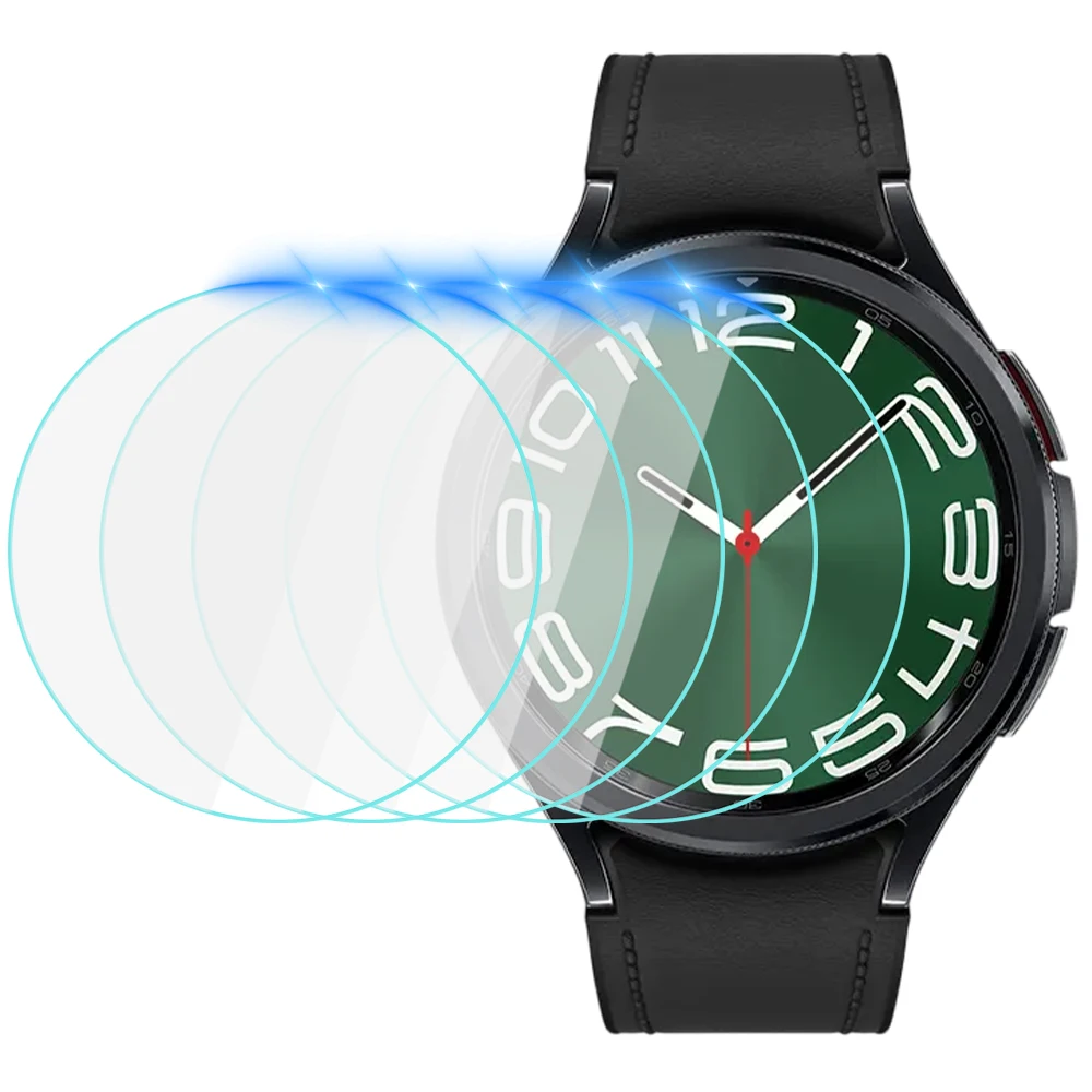 زجاج مقسى لساعة سامسونج جالاكسي ، واقي الشاشة ، مض...