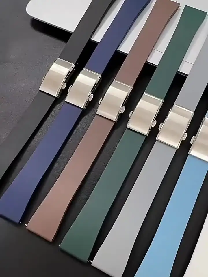 19 20 21 22 мм быстросъемный ремешок из фторкаучука для часов Longines Comcas серии дайвинга