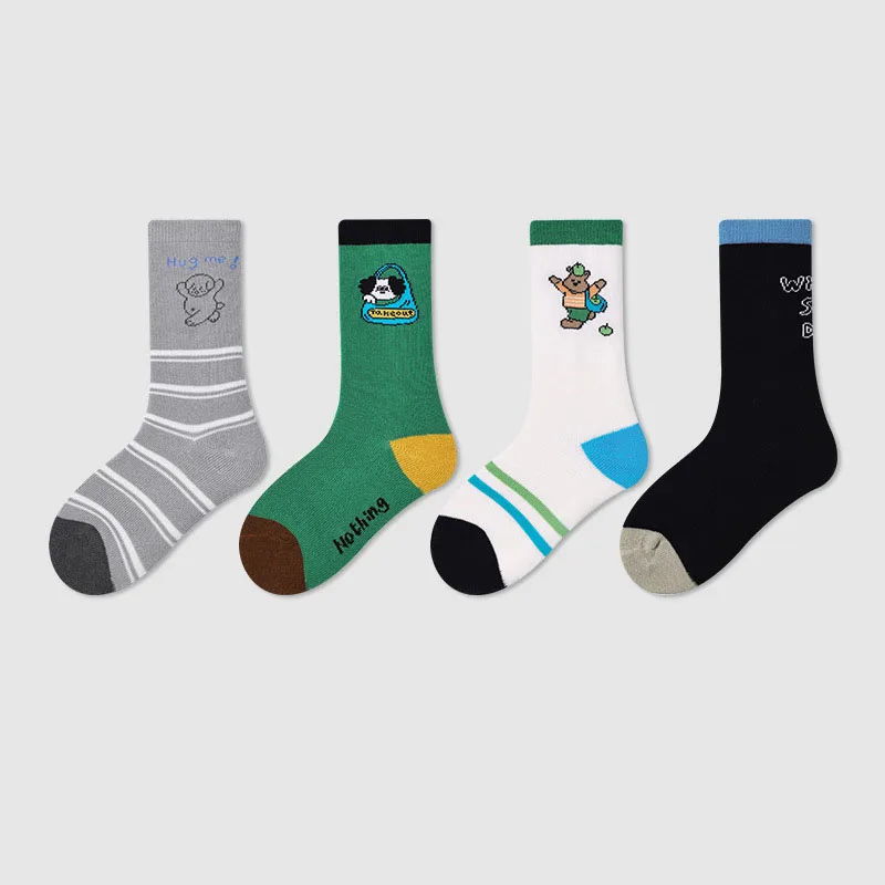 Cotton Cartoon Socks for Kids Boys Girls
