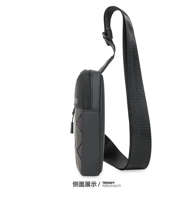 New Universal Crossbody Small Bag Casual Rhombus Grid Shoulder Fashion Mobile Phone Breast Bag Premium Crossbody Bag