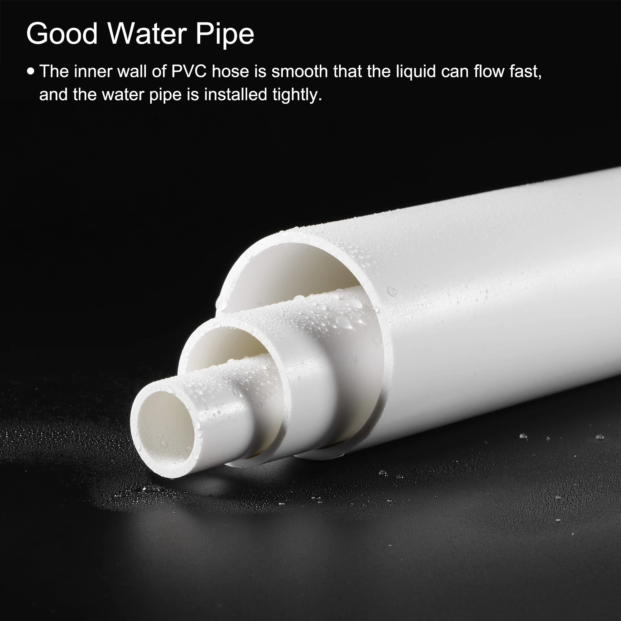 PVC Pipe Long 35cm Outer Diameter 20/25/32mm Fish Tank Aquarium Tube Garden Irrigation Watering Fittings Rigid Round Pipe