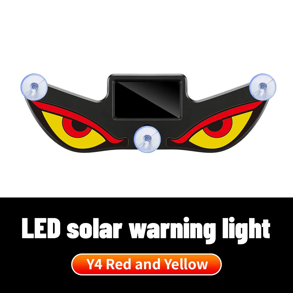 ตัวเลือกสินค้า ไฟตกแต่งรถยนต์ LED รูปตาปีศาจ ชาร์จพลังงานแสงอาทิตย์