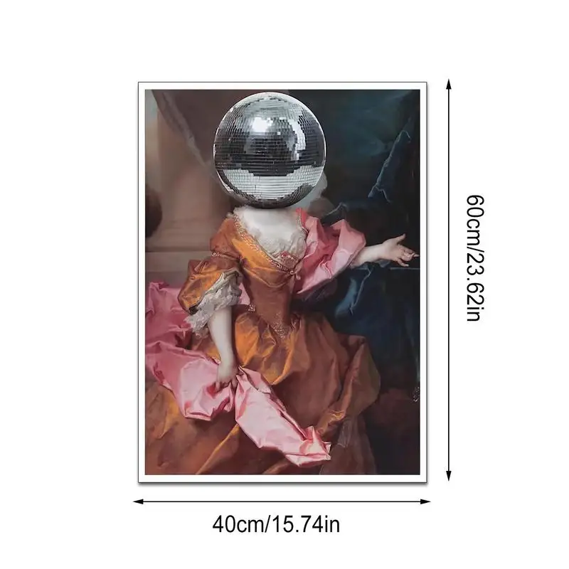 Рисунок 6 - Диско мяч плакат винтажный принт