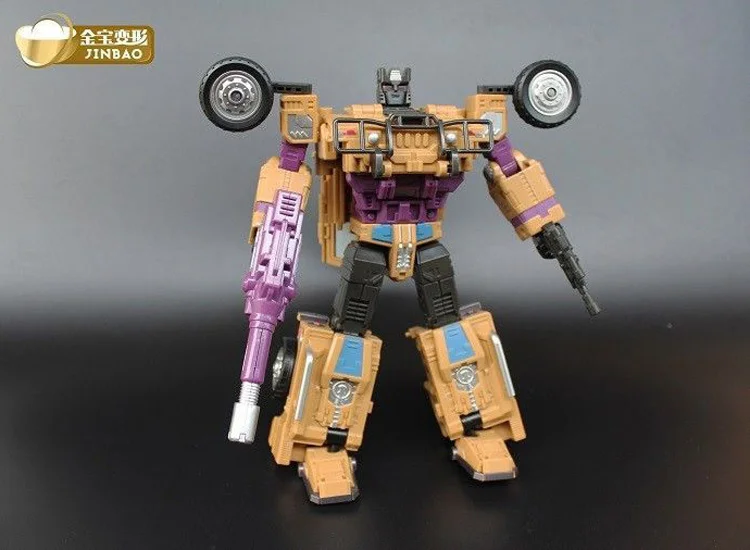 Jinbao Bruticus G1 GT Transformation Action Figure Toy Masterpiece Movie Model Oversized Warbotron 43cm Deformation Car Robot