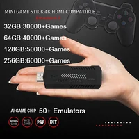 X2 Plus 60000 + игровые 50+ эмуляторов, классическая игровая консоль, 256 ГБ, игровая приставка, беспроводной контроллер 4K HD для PSP/PS1/GBA — изображение 5