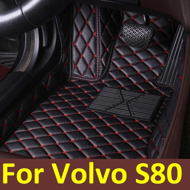

Автомобильные коврики для Volvo S80 2006 ~ 2016 MK2, кожаный коврик, автомобильная внутренняя часть, Роскошный Ковер, защитные аксессуары для автомобиля