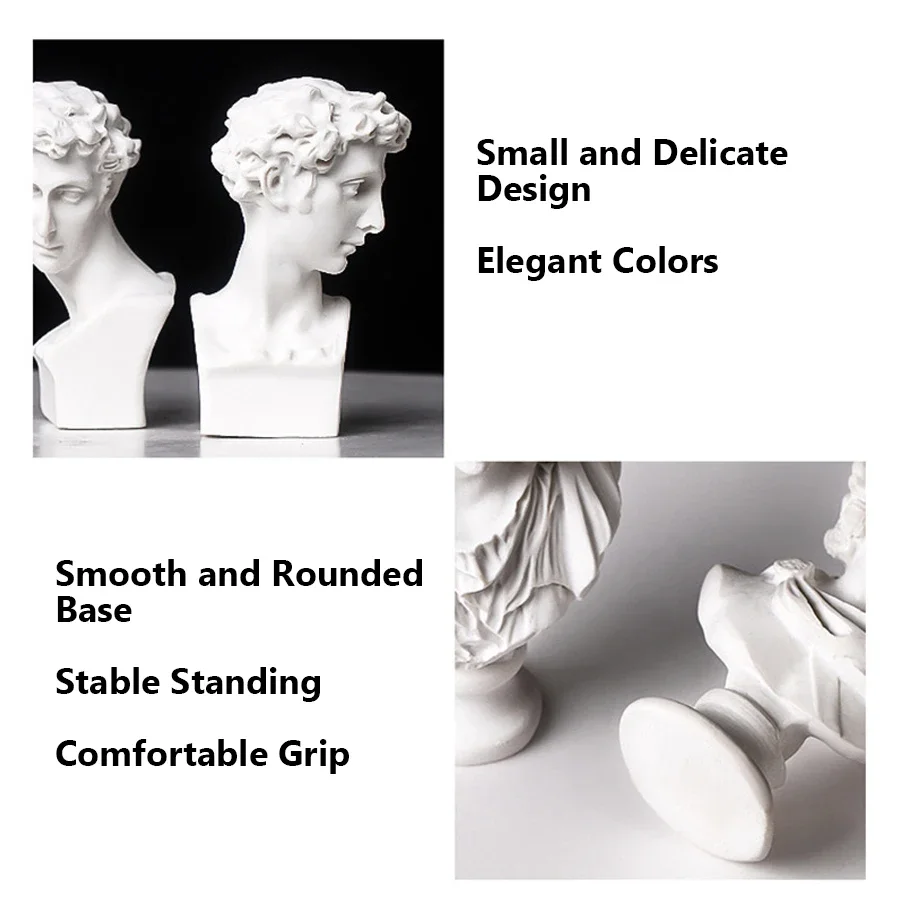 Mini statua artistica per nail art, strumenti per accessori fotografici per unghie, strumento fotografico per visualizzare punte di smalto gel - immagine 3