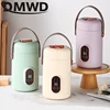 DMWD 1200ml Electric Stew Pot Mini Portable Health Cup Scented Tea Soup Porridge Heating Pot Water Boiler 12H Appointment Travel 1
