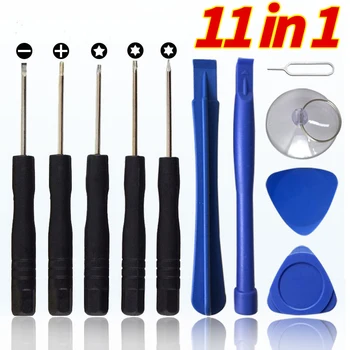 8 9 10 11 in 1 Kit di strumenti di apertura di riparazione per iPhone iPad Samsung Set di cacciaviti di precisione per telefono cellulare Xiaomi Huawei
