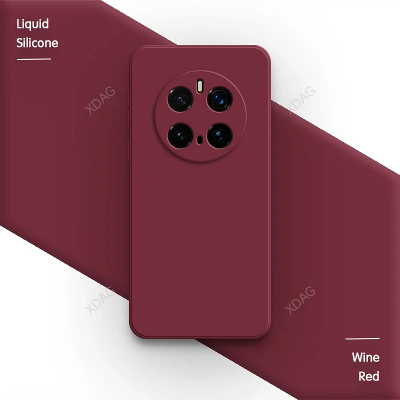 Liquid Silicone Lens Protection Back Cover for Honor Magic Series - Soft Square Design