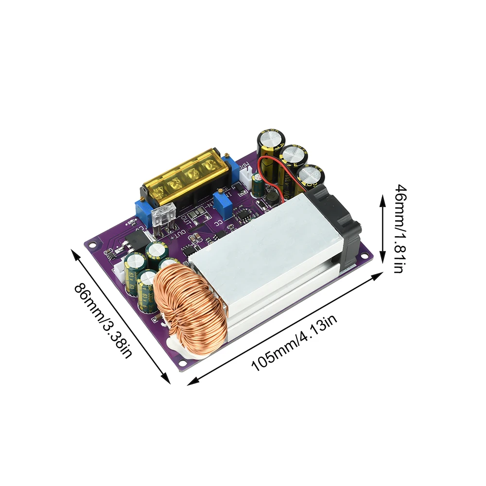 High-Power Adjustable Buck Converter with Anti-Backflow Protection