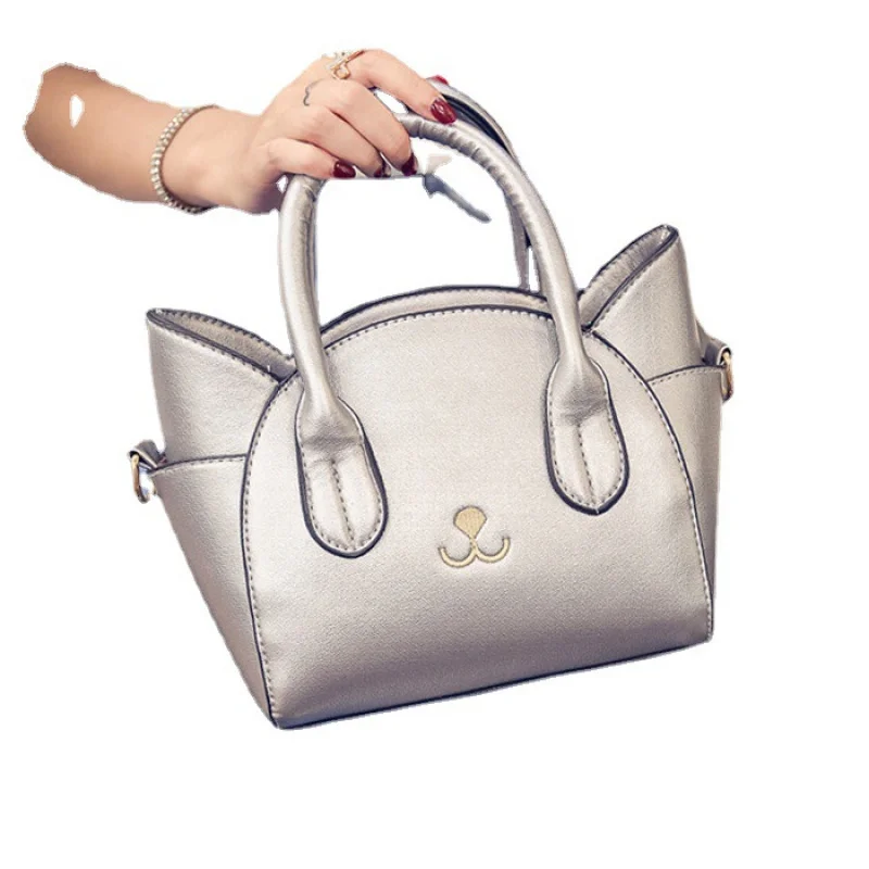 2025 New Trendy Summer Cat Wings Handbag Korean Style Toothpick Pattern Mini Shoulder Bag Crossbody Bag