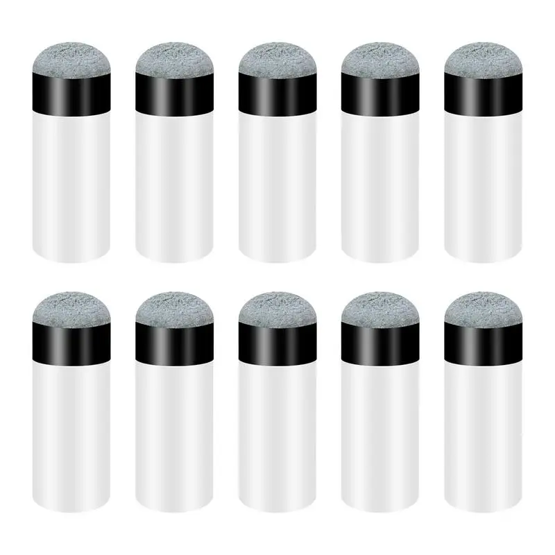 

Pool Cue Tips Screw On 10pcs Pool Cue Screw Tips Billiard Cue Screw Tips Screw-On Billiard Cue Accessory Set For Pool Cues And