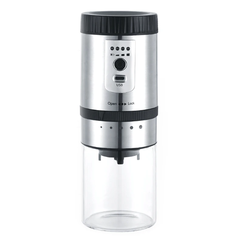 

USB Rechargeable Coffee Grinder Stainless Steel Professional Coffee Bean Mill Machine For Nuts Beans Spices Pepper Promotion