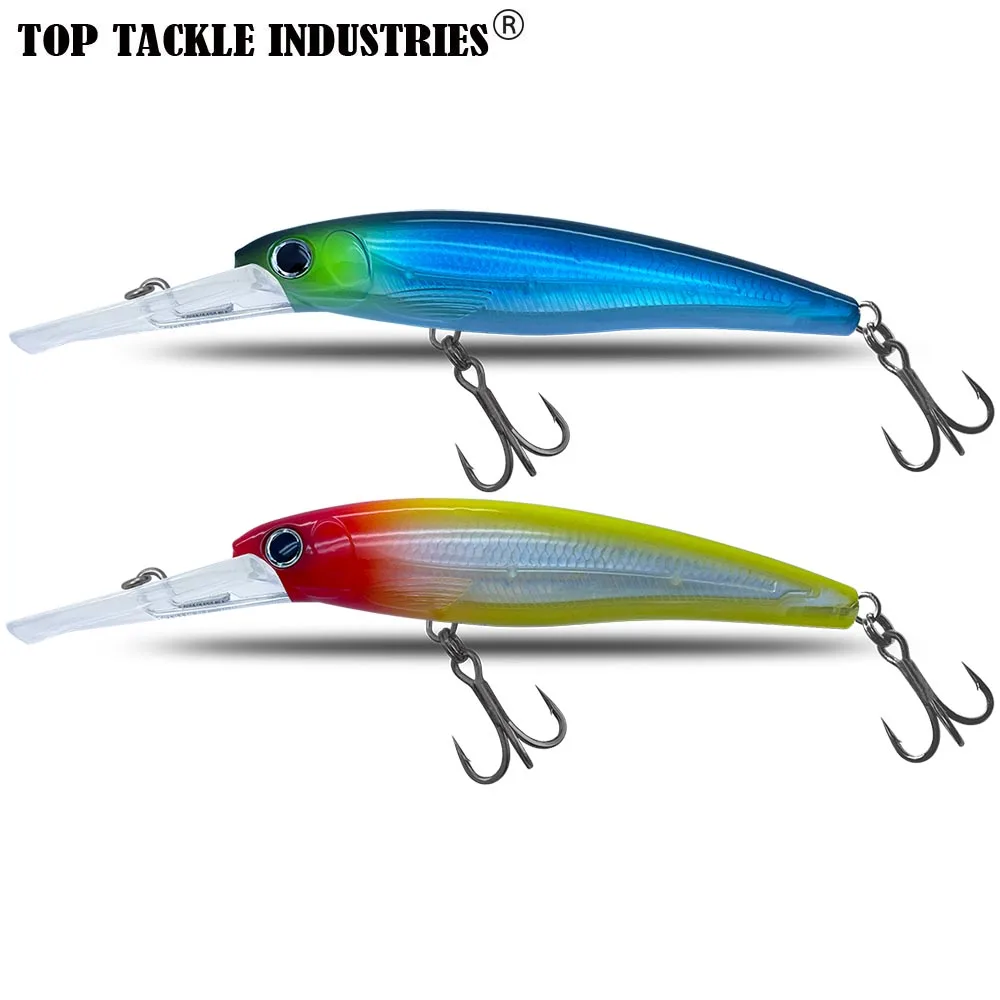 CF LURE 1PCS Minnow Slow Sinking Fishing Lure With Long Lip 140mm160mm180mm  Big Crankbait Trolling Artificial Bait Pike