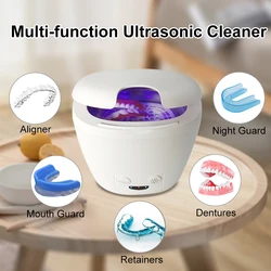 Premium Ultrasonic Denture & Oral Appliance Cleaner with UV Light - EU
