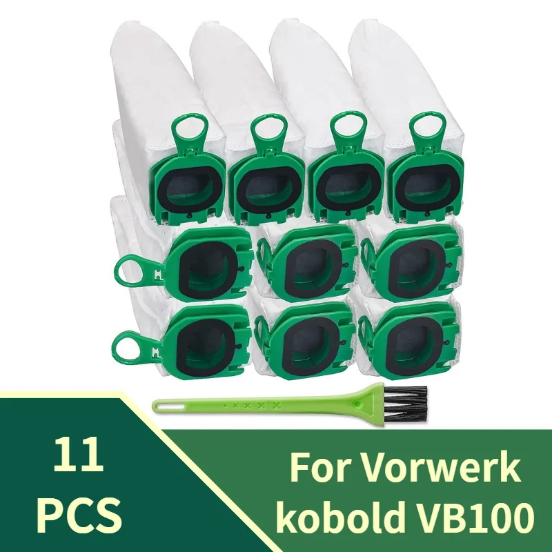 Gorące 10 sztuk torby zamienne do worka czyszczącego Vorwerk do odkurzacza Kobold VB100 worki do odkurzacza