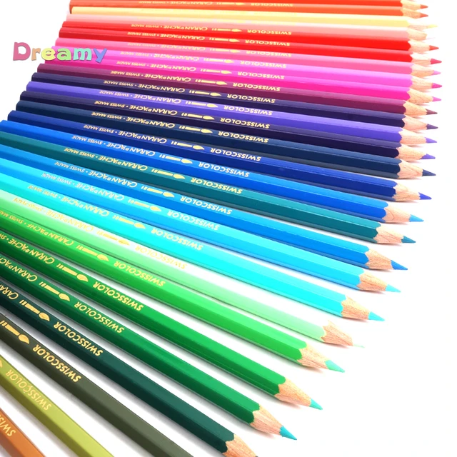 Swiss Caran D'ache Water Soluble Color Pencil Set Caran Dache