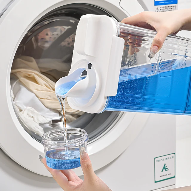 편리한 세탁실을 위한 투명 밀폐 세탁 액체 디스펜서