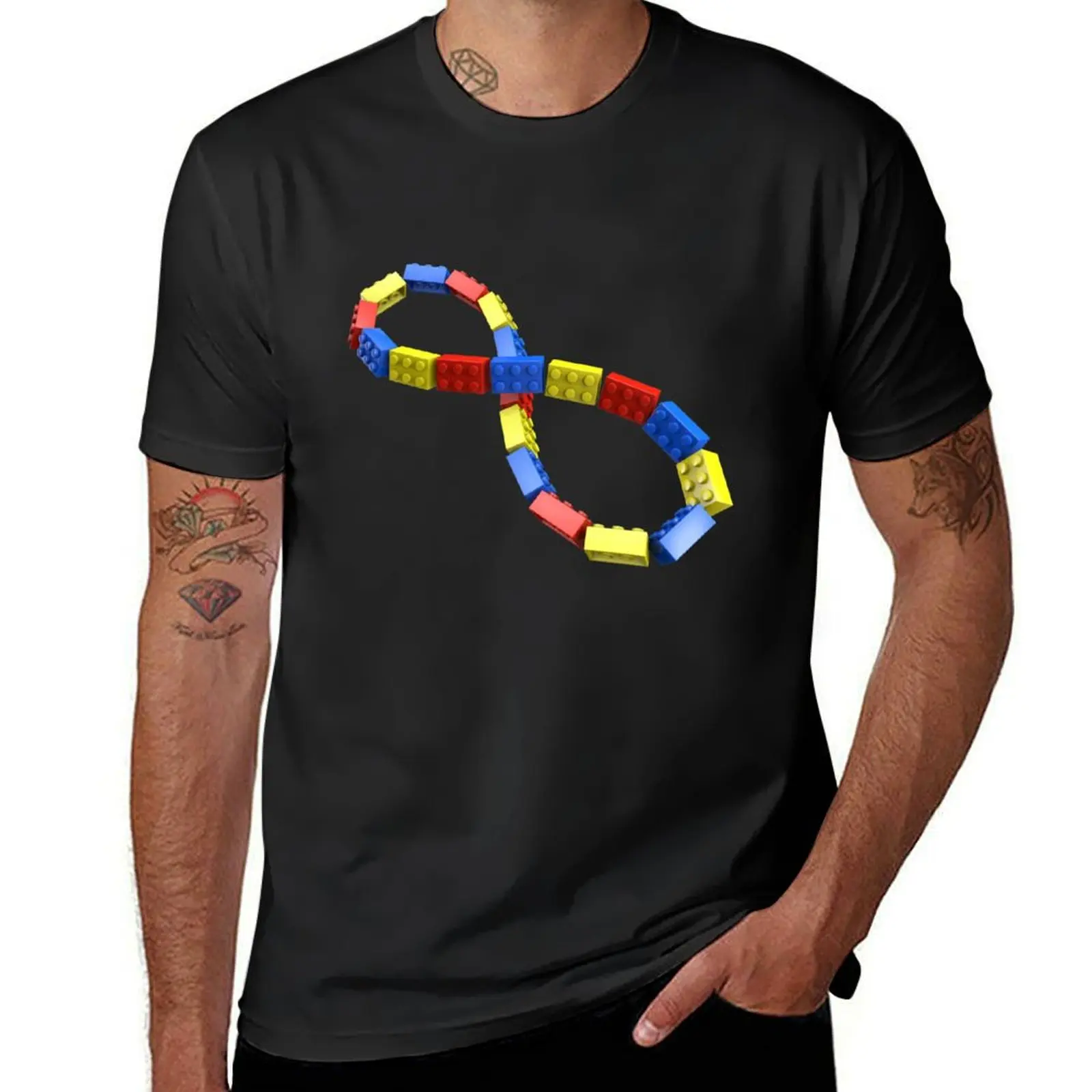 

Toy Brick Infinity T-Shirt customizeds summer tops mens clothes