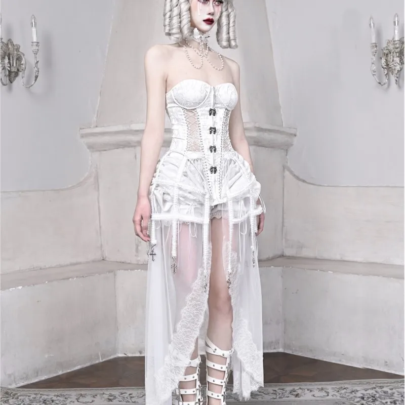 Fishbone Strap Bird Cage Corselette Summer