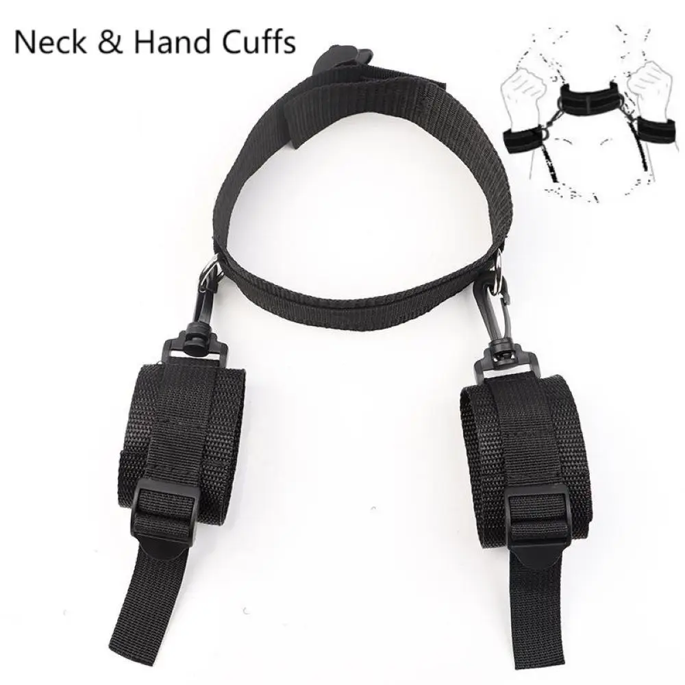 BDSM Handcuffs Neck Cuff SM Slave Sextoy Adult Sexy Games Bondage Ankle Cuff Restraint Couple Sexual Aids 18 Sex Product Suplies